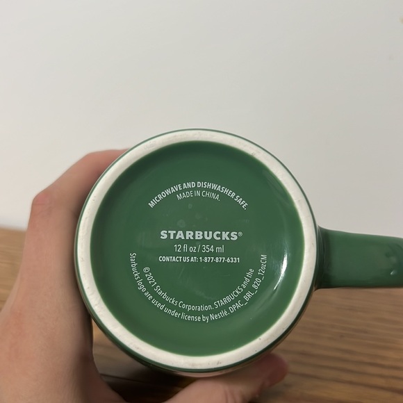 Starbucks original 12 fl oz/354 ml mug cup 2021 coffee mug green mug coffee cup - Picture 3 of 8